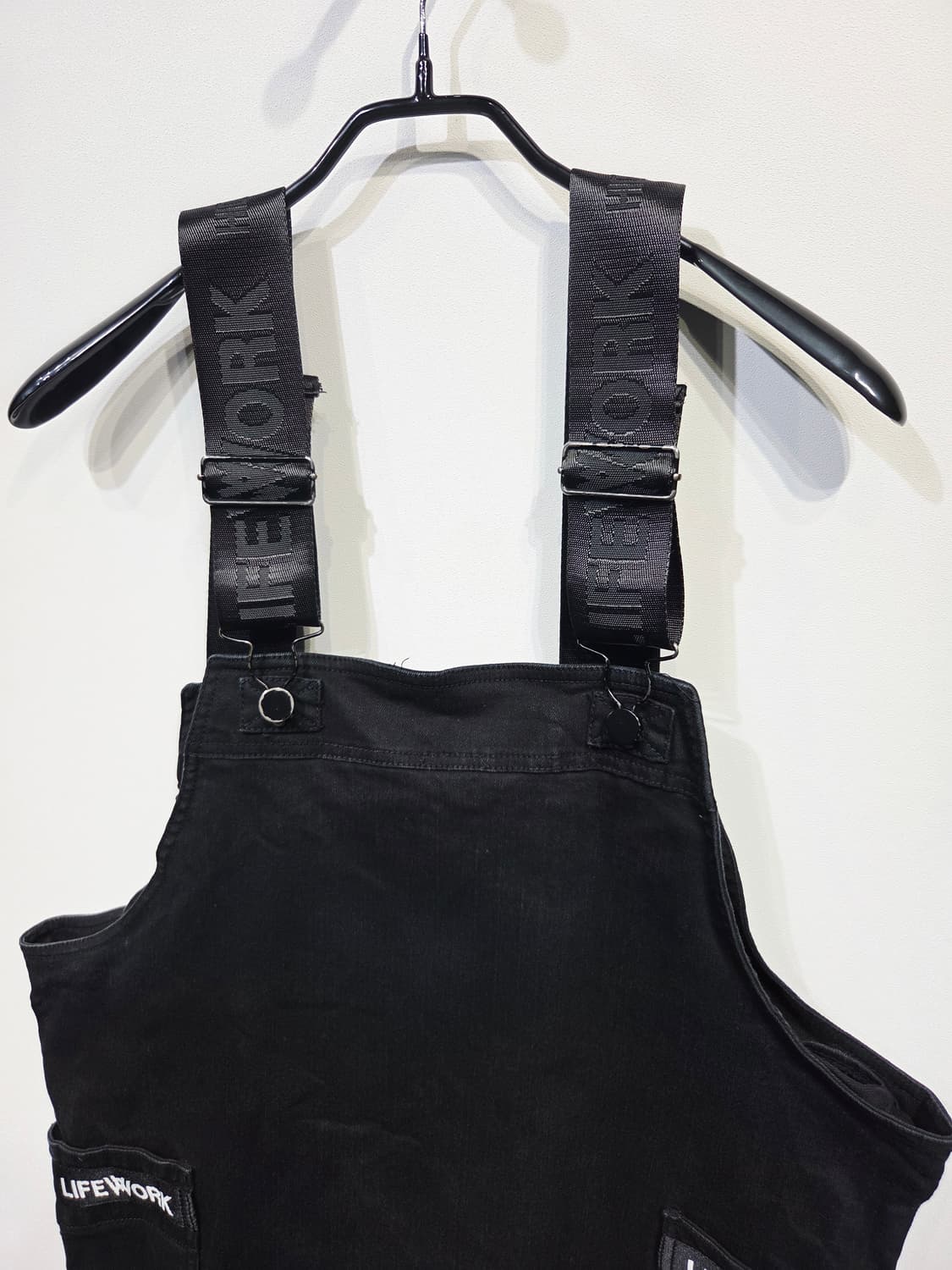 라이프워크 LIFEWORK 블랙 멜빵 원피스_FREE 상품이미지5