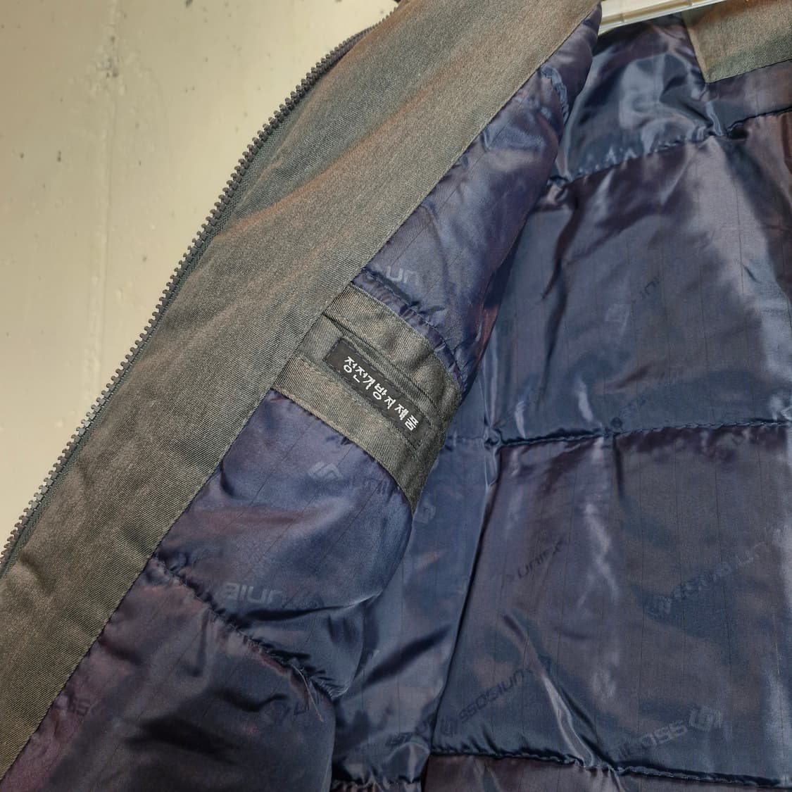 작업복 회색 블루종 봄버 자켓 새상품 상품이미지3