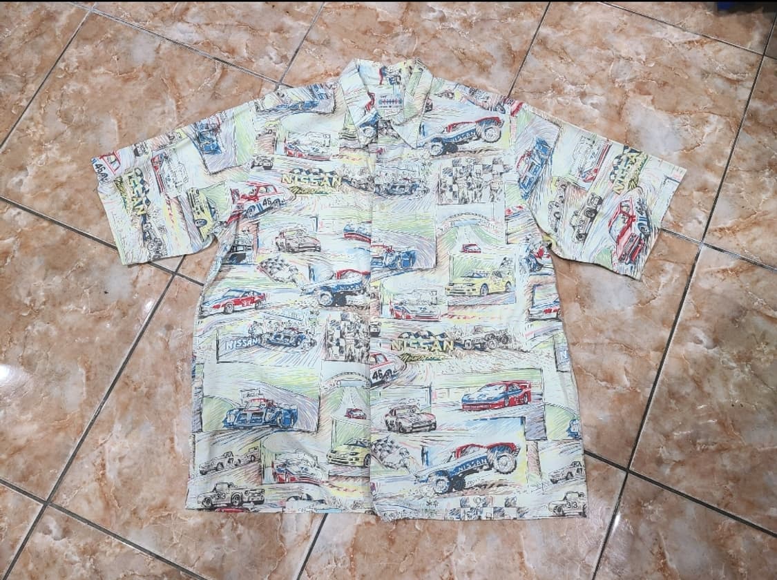 레인스푸너 닛산 모터 스포츠 코튼 셔츠 상품이미지2