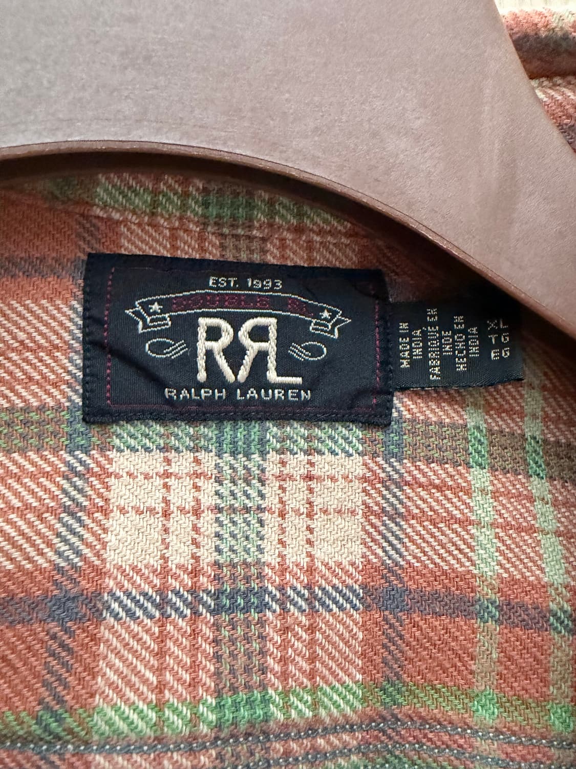 [XL] rrl 더블알엘 플란넬 워크셔츠 상품이미지2