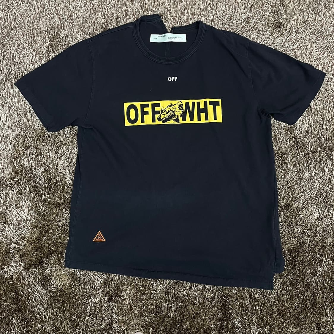 오프화이트 Off-White MOTO SPLICED 반팔 티셔츠 XL 상품이미지1