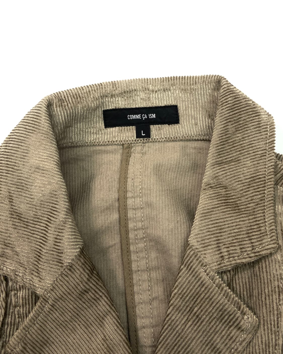 Comme ca ism Beige Corduroy Jacket 상품이미지5