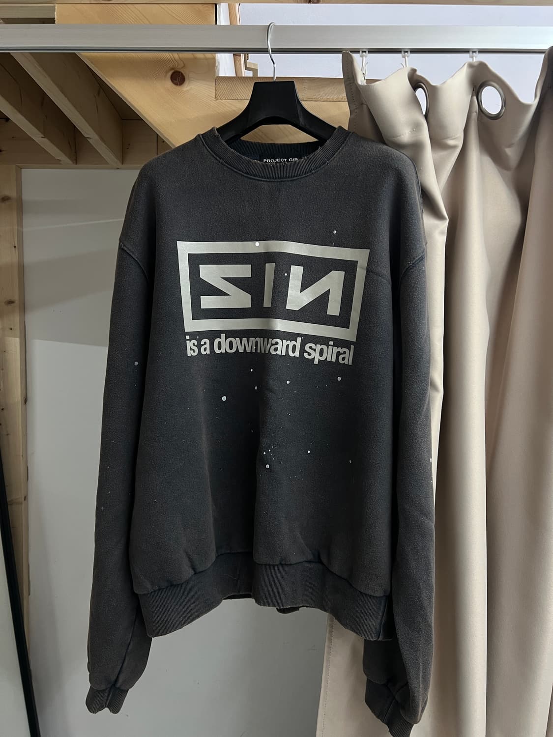 프로젝트gr 신 워시드 스웻셔츠 상품이미지1