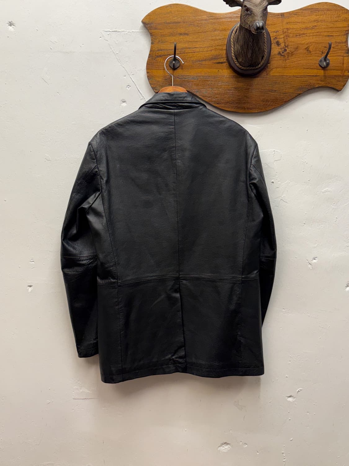 WOOLRICH Leather Car Coat 상품이미지5