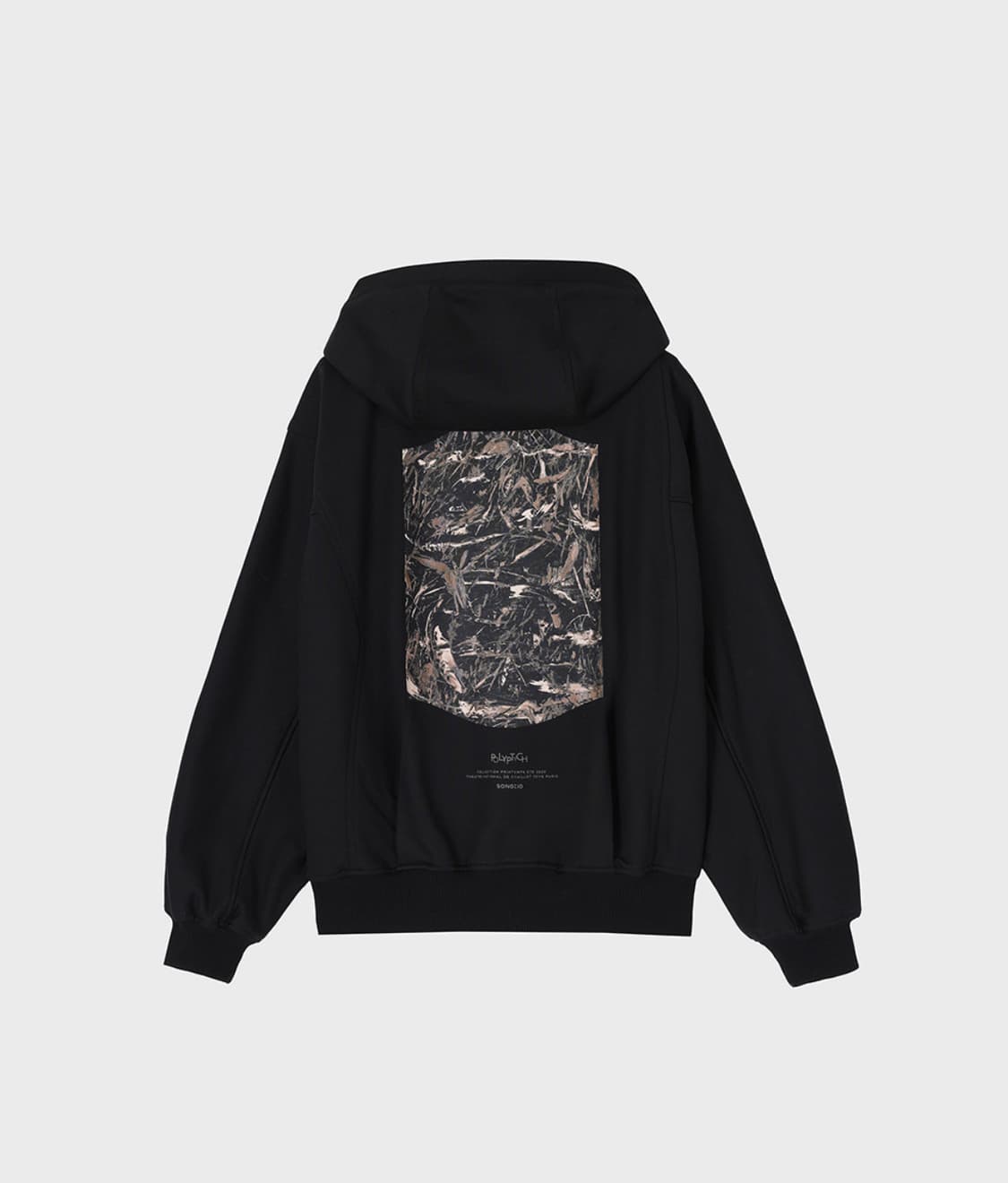 송지오 컬렉션 폴립티크 페인트 집업 블랙 SI2TS717BK 48 상품이미지8