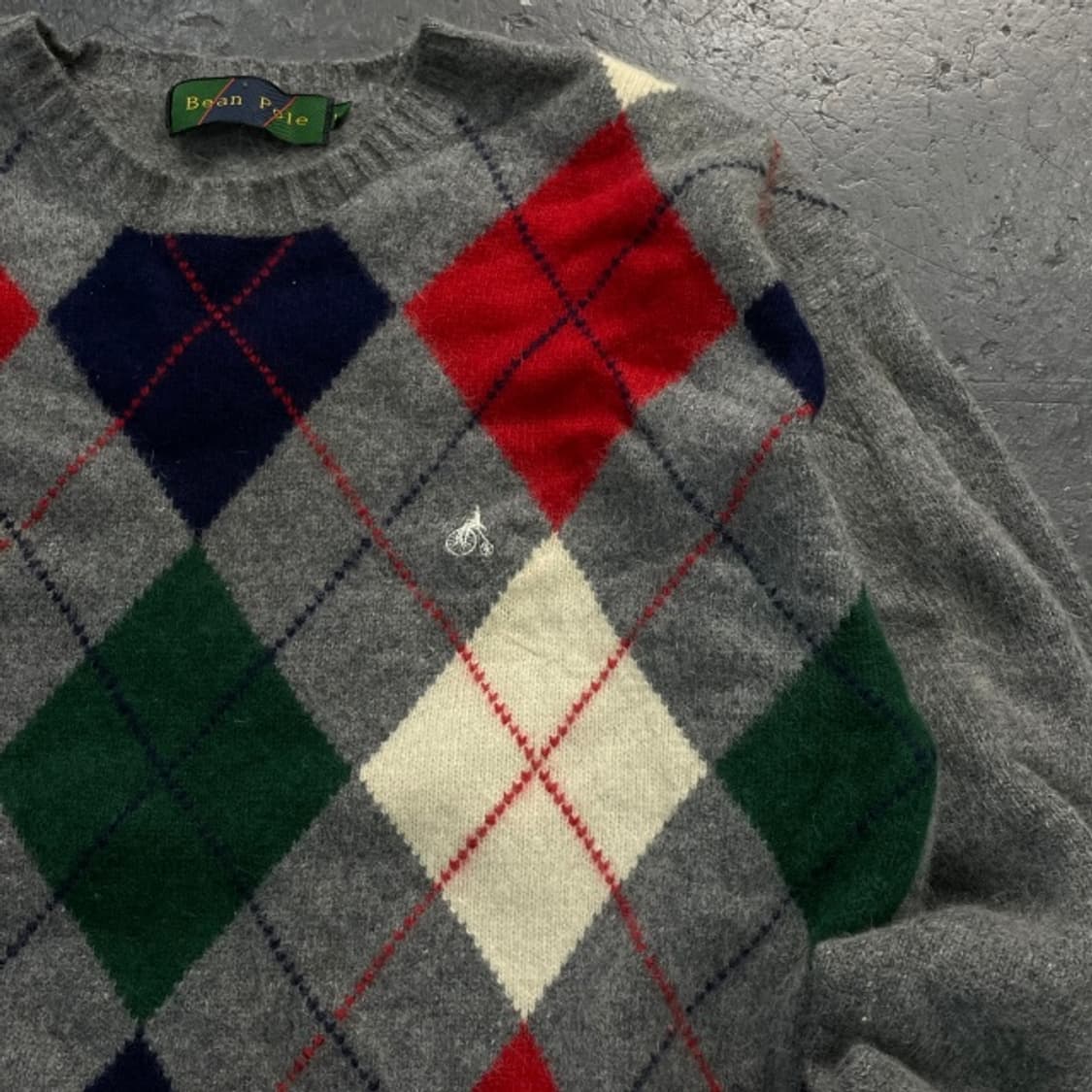 100 빈폴 아가일 니트  상품이미지2