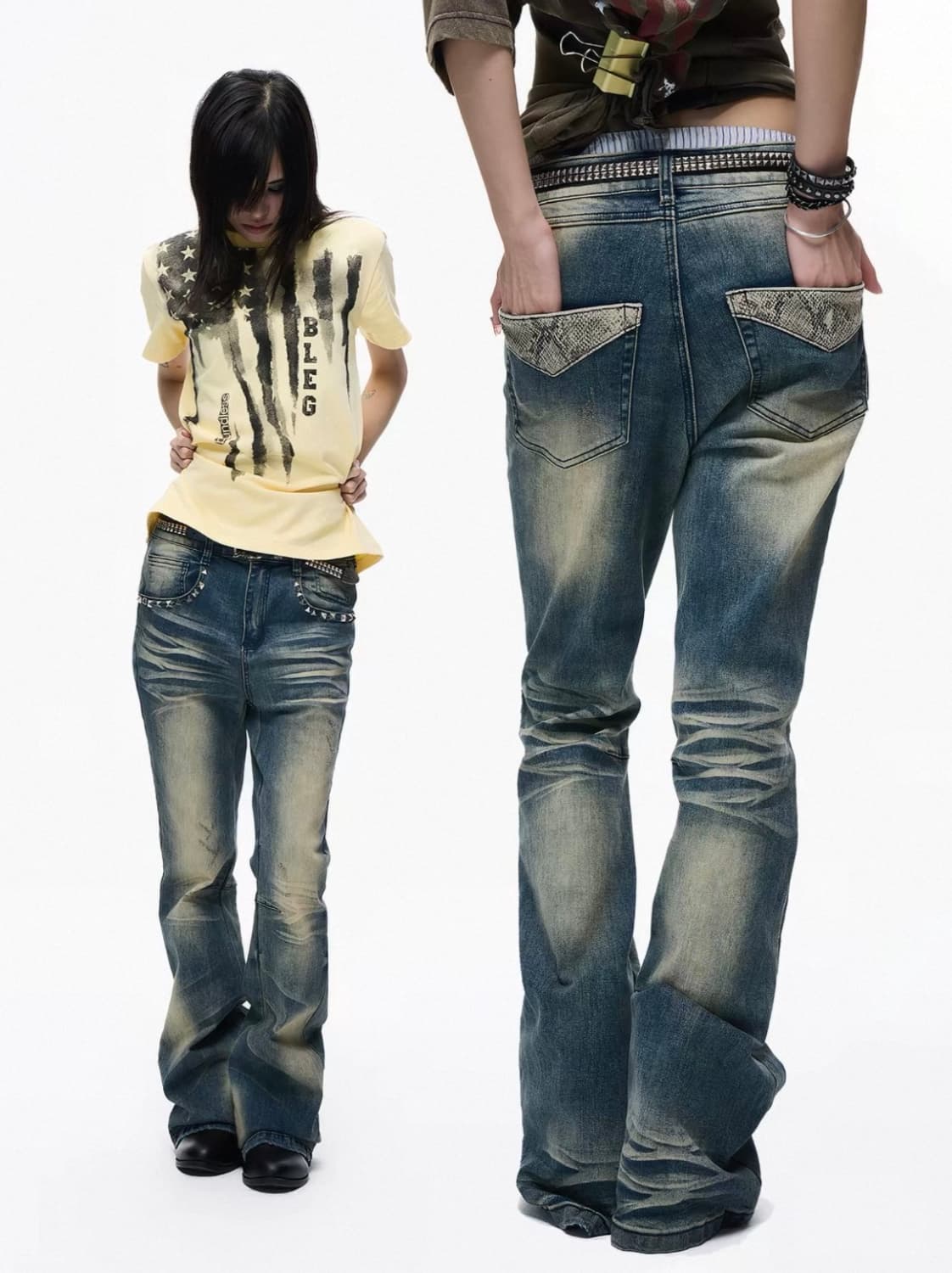 Archieve y2k grunge denim 상품이미지4