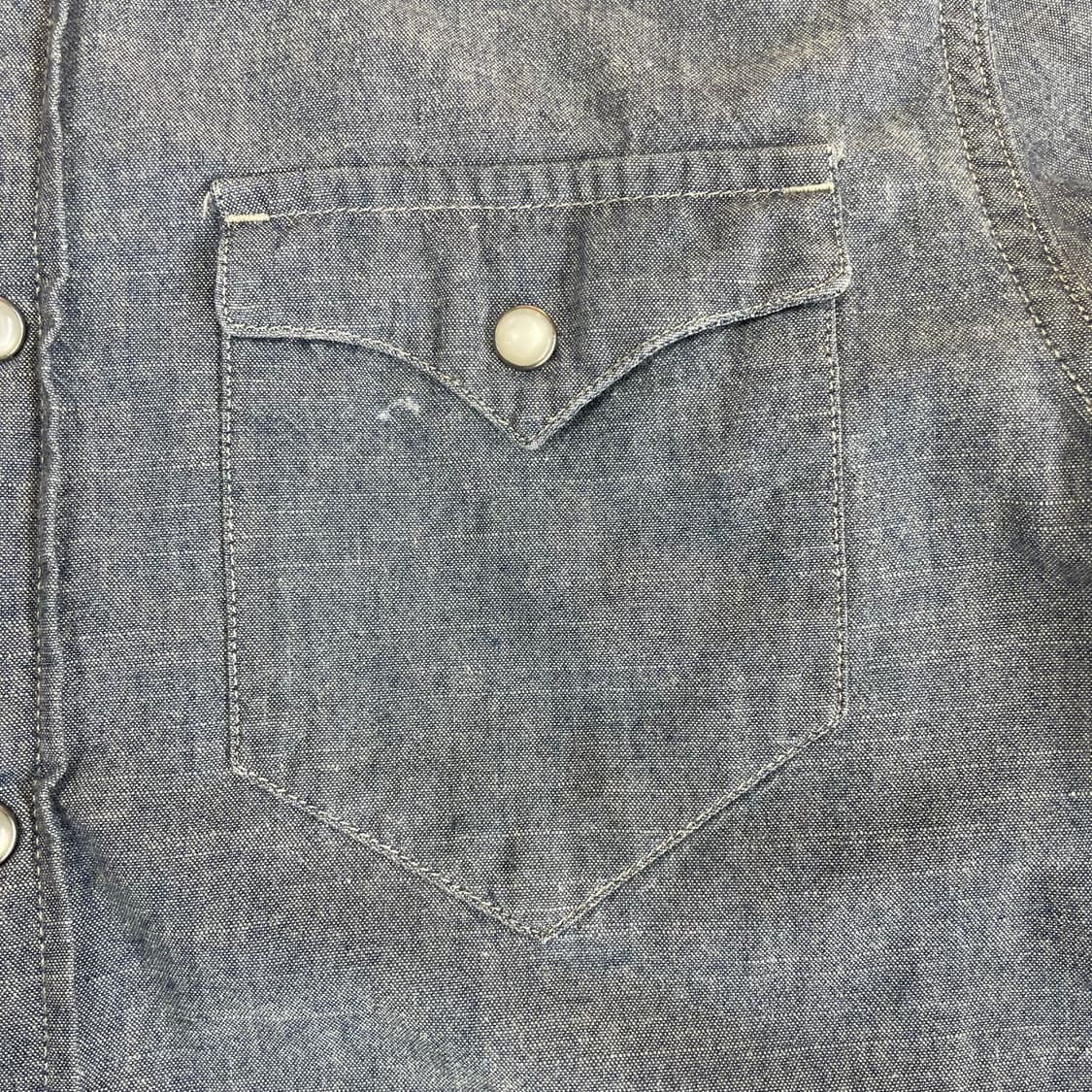 데님앤서플라이 투포켓 웨스턴 긴팔 셔츠 S 상품이미지6