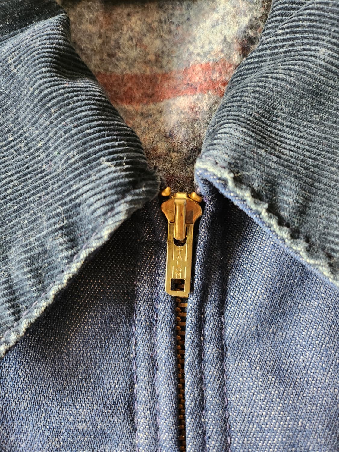 70s Oshkosh B'gosh lined denim jacket 상품이미지2