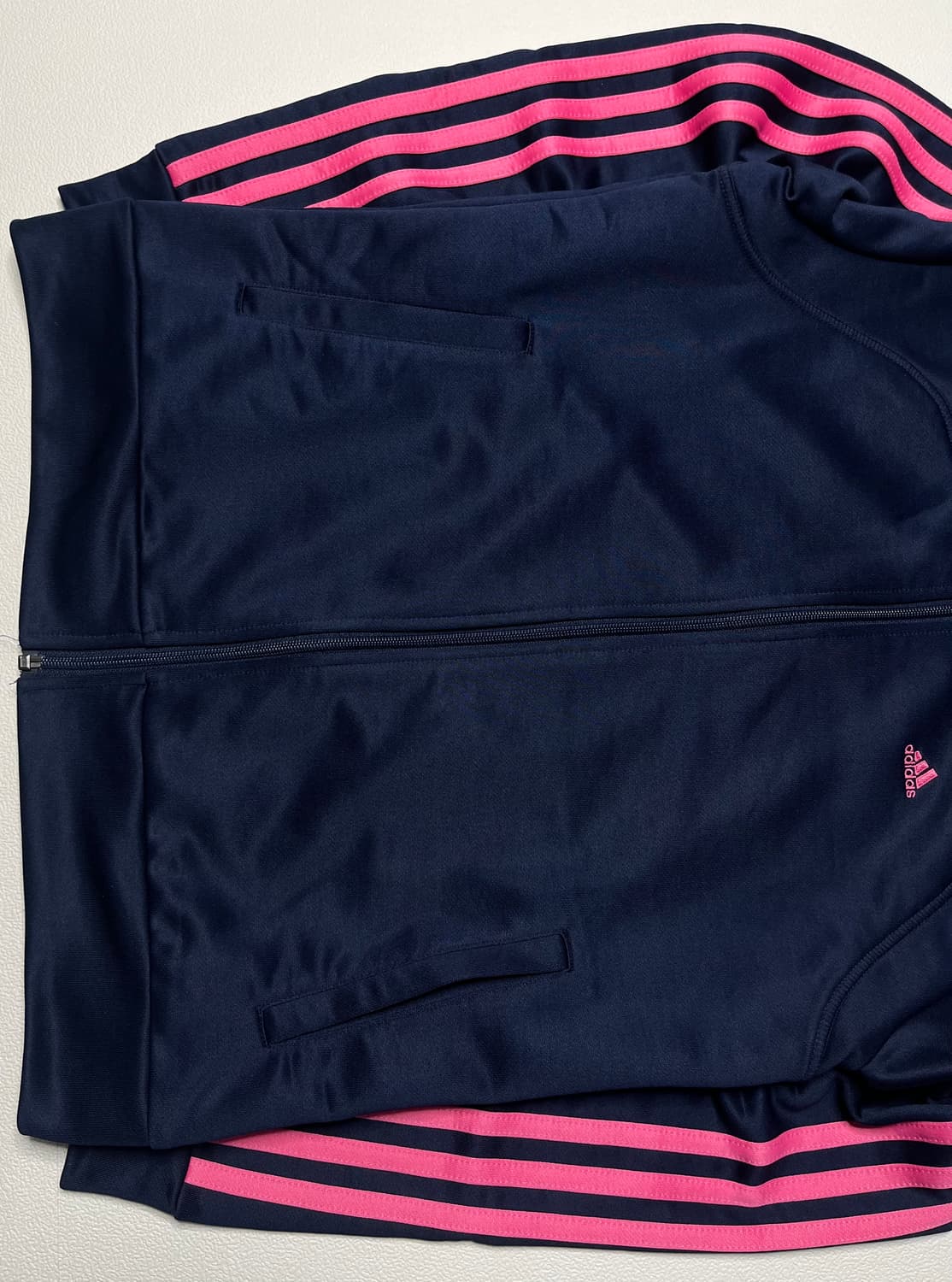 아디다스 핑크 삼선 트레이닝복 세트 상품이미지5