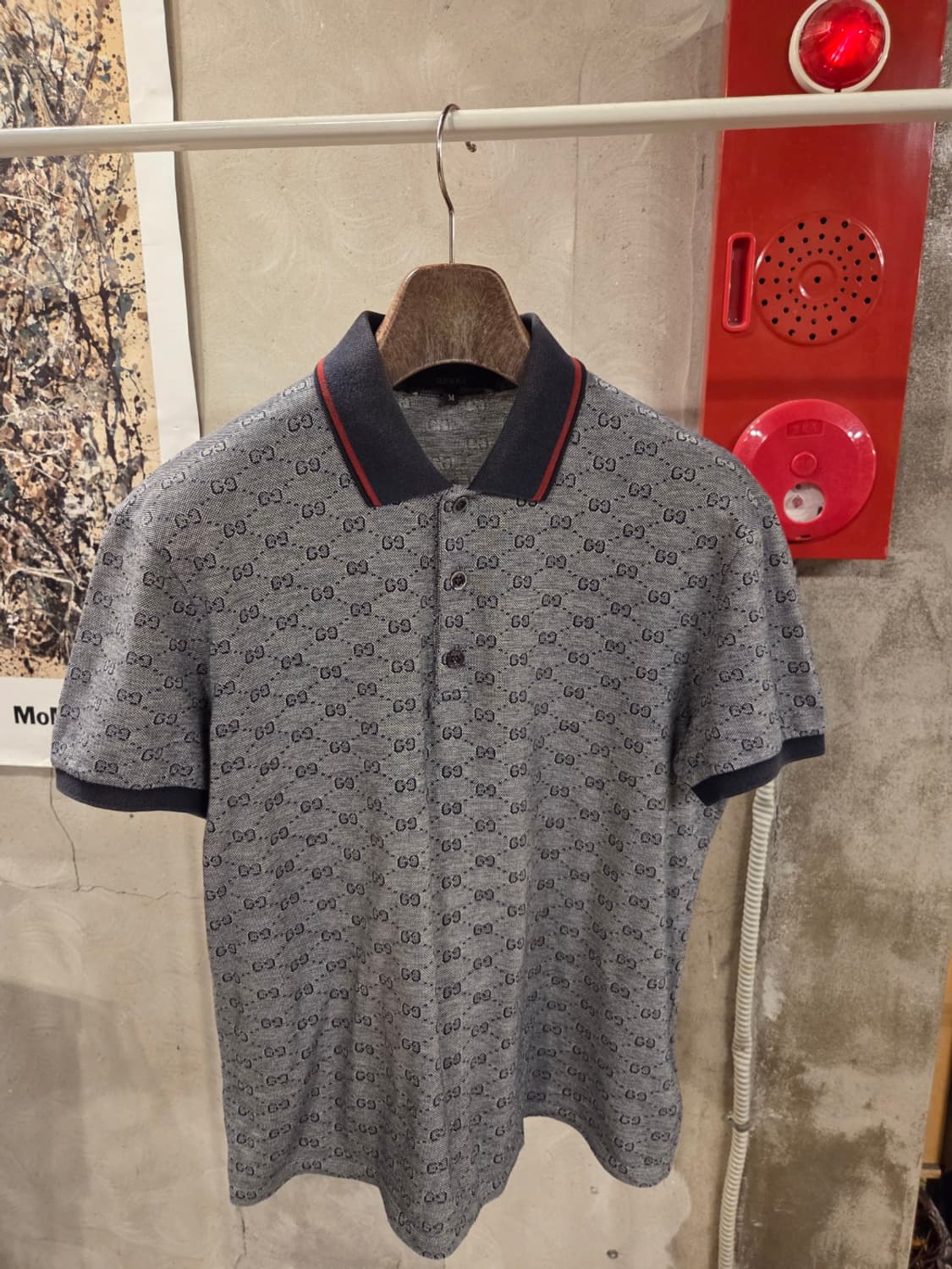 구찌 자가드패턴 클래식 PK 티셔츠 상품이미지10