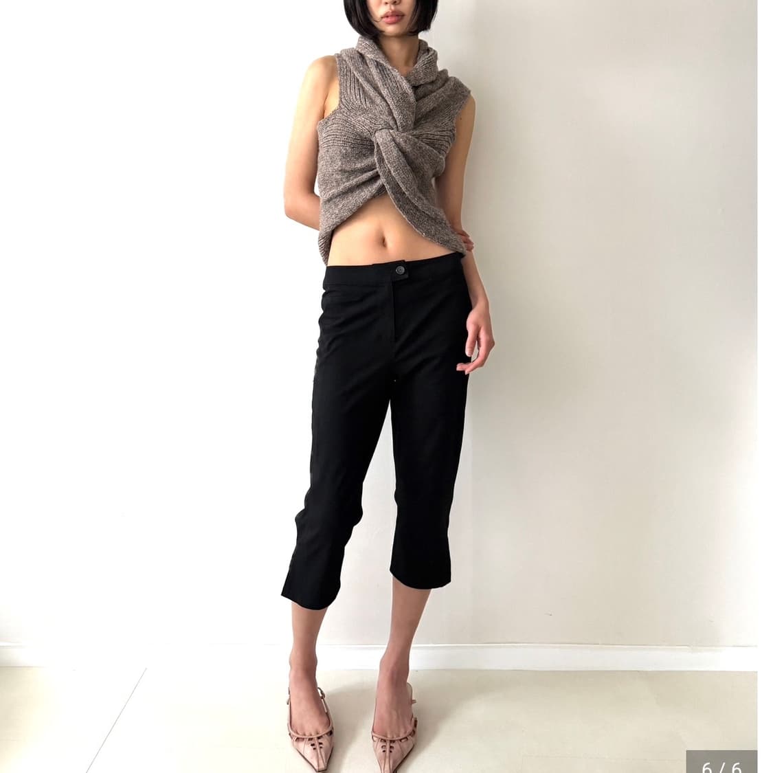 Twisted Knit Top 상품이미지3