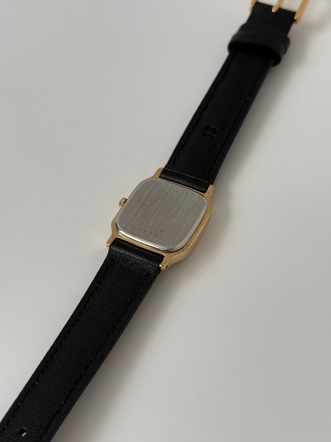 1980s Avenue Gold Square Ladies Quartz 상품이미지6