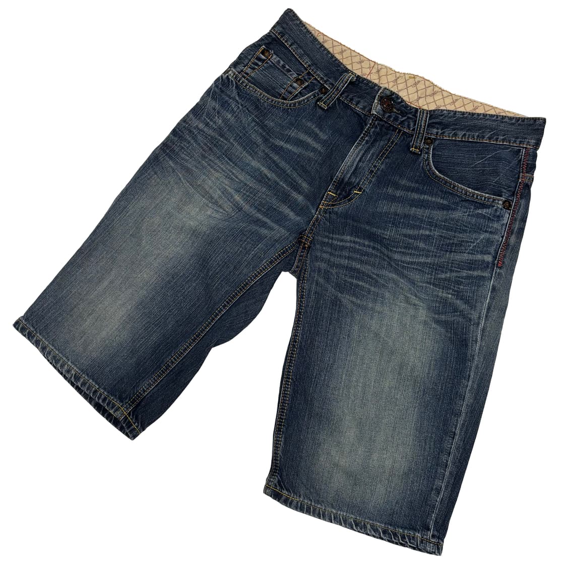 에드윈(EDWIN) 빈티지 워싱 데님 하프 팬츠 상품이미지4