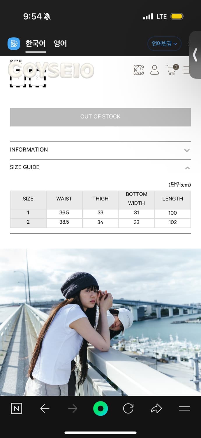 Coyseio Side Zipper Line Pants Beige (1) 상품이미지3