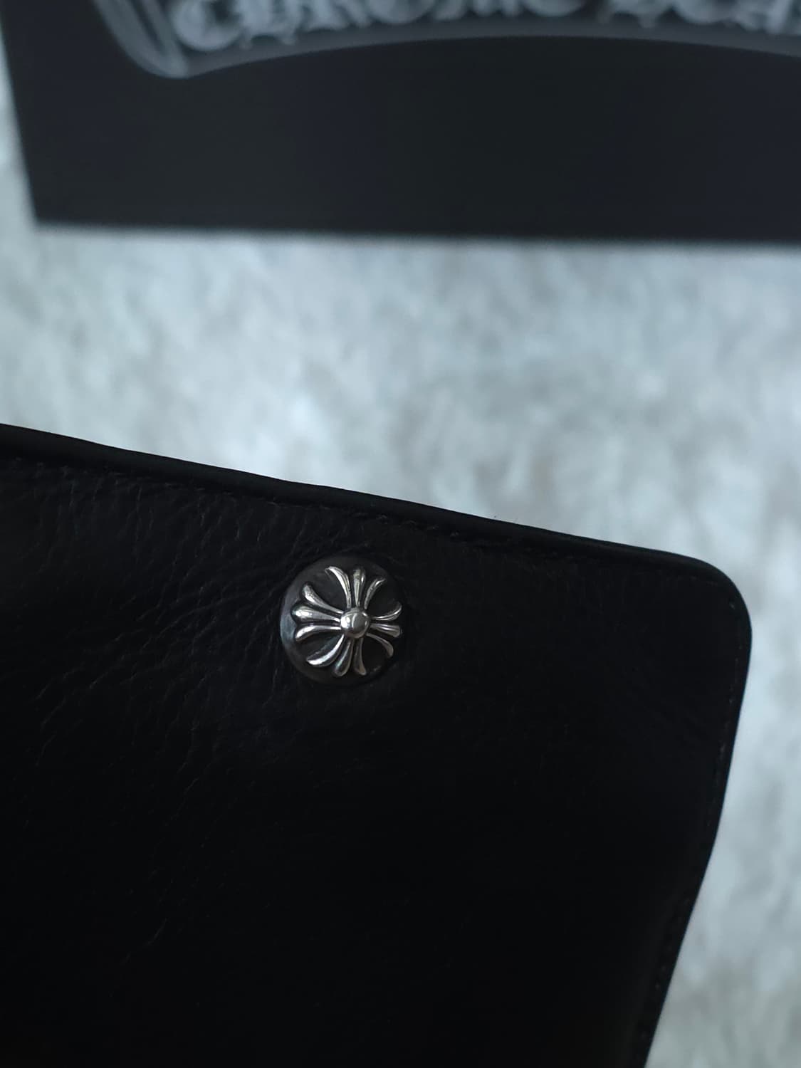 [OS] 크롬하츠 원스냅 크로스볼 반지갑 블랙 상품이미지4