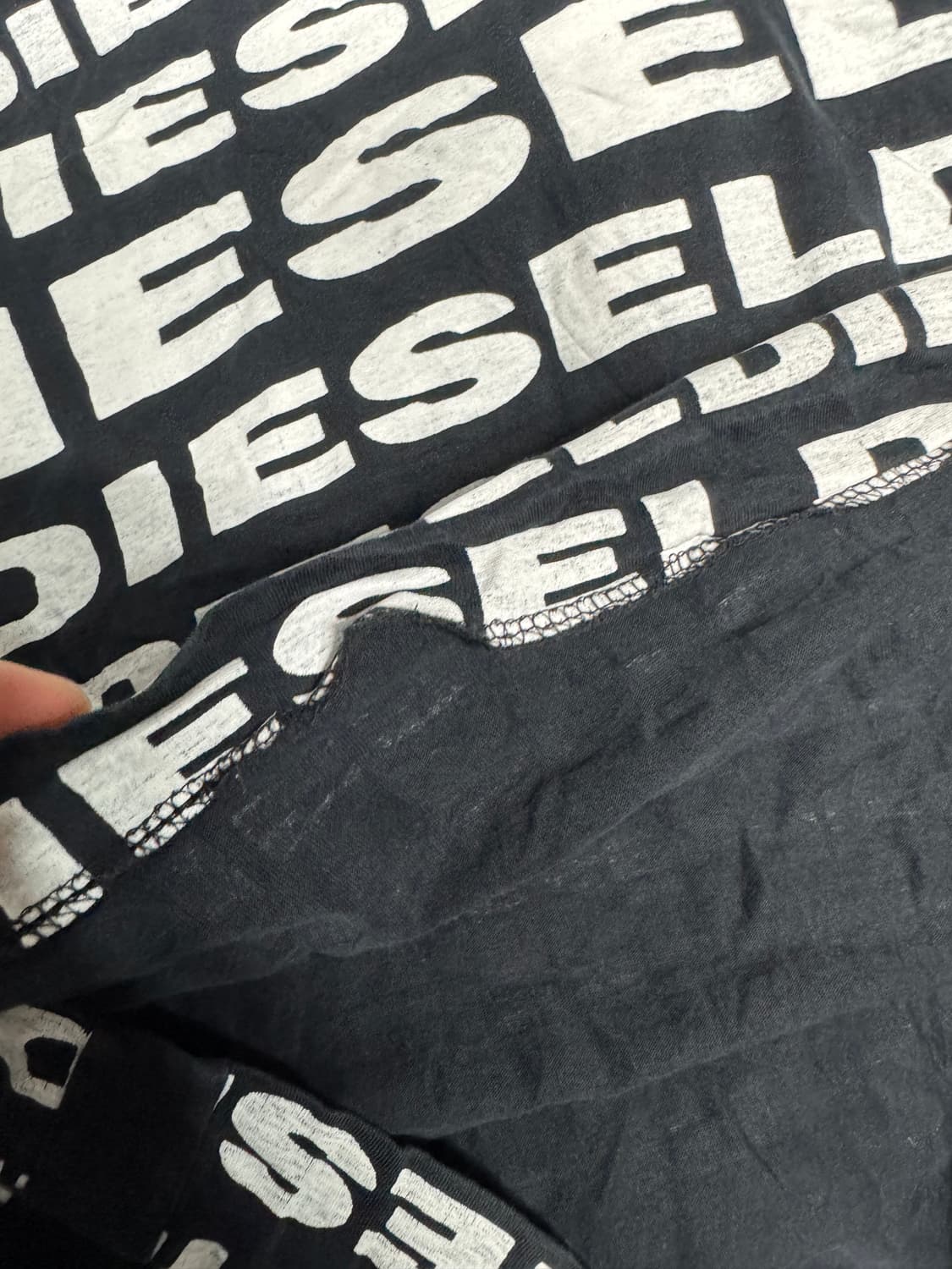 디젤 레터링 반팔티 M 상품이미지4