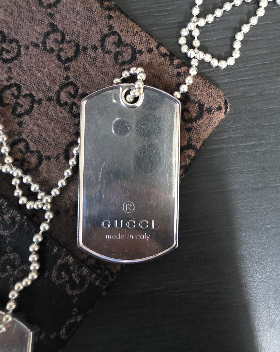 구찌 실버925 도그택 상품이미지3