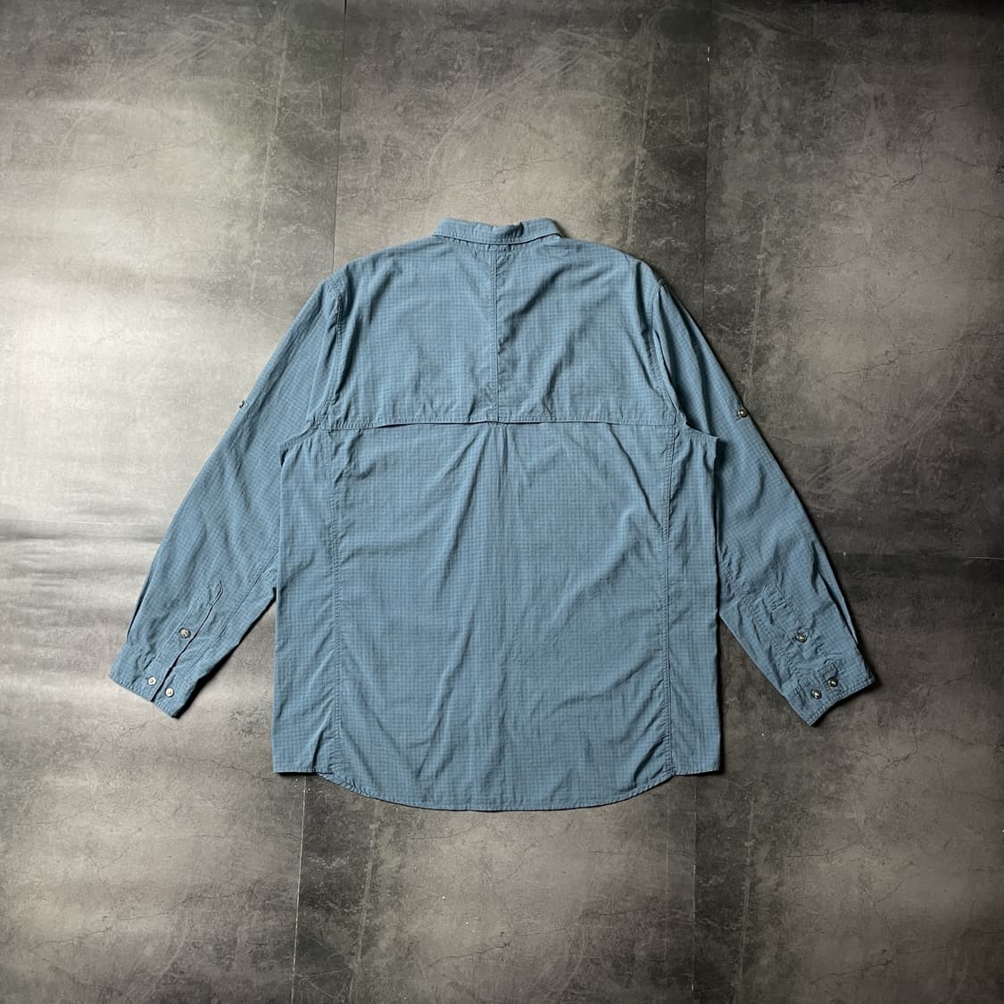 THE NORTH FACE 노스페이스 빈티지 블루 체크 셔츠 A00514 상품이미지6