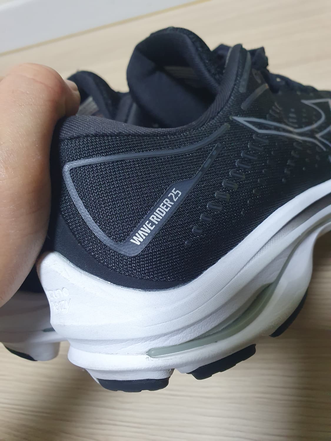 미즈노 웨이브 라이더 25 블랙 런닝화 260 상품이미지6