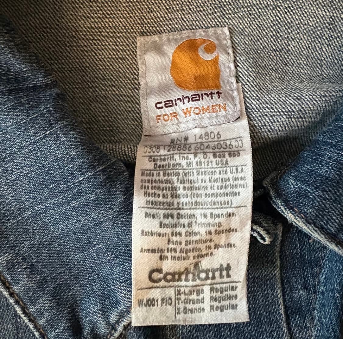 칼하트 00‘s 트러커 자켓 상품이미지3