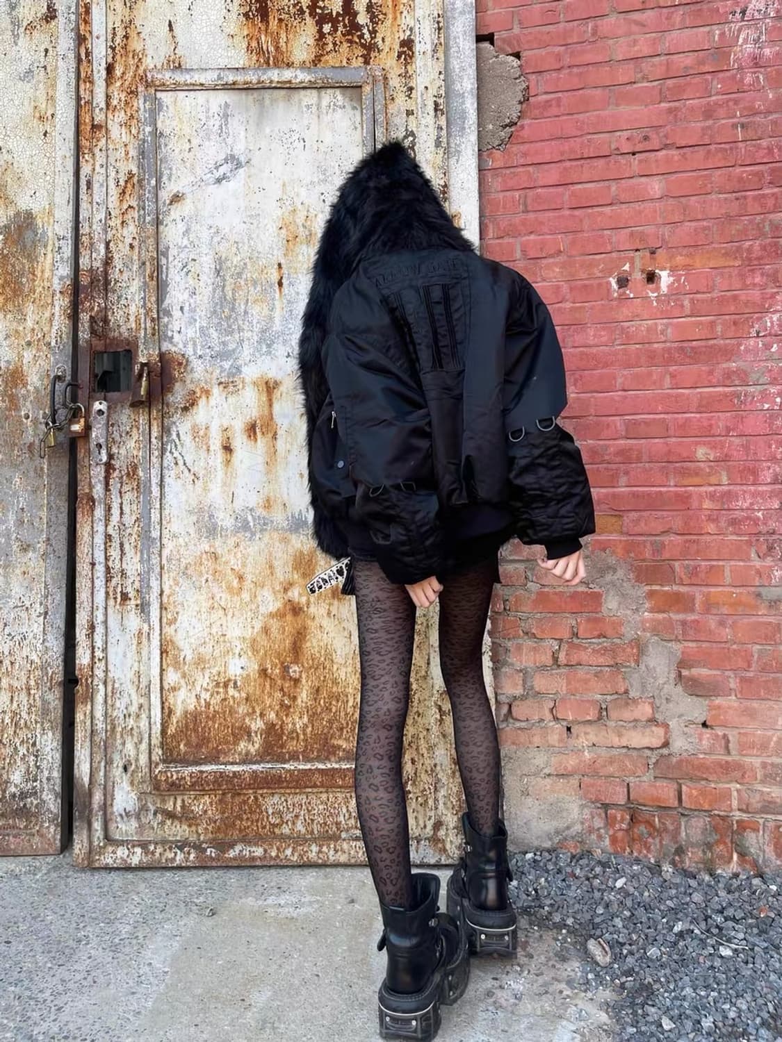 Raven Opium Fur Bomber 상품이미지8