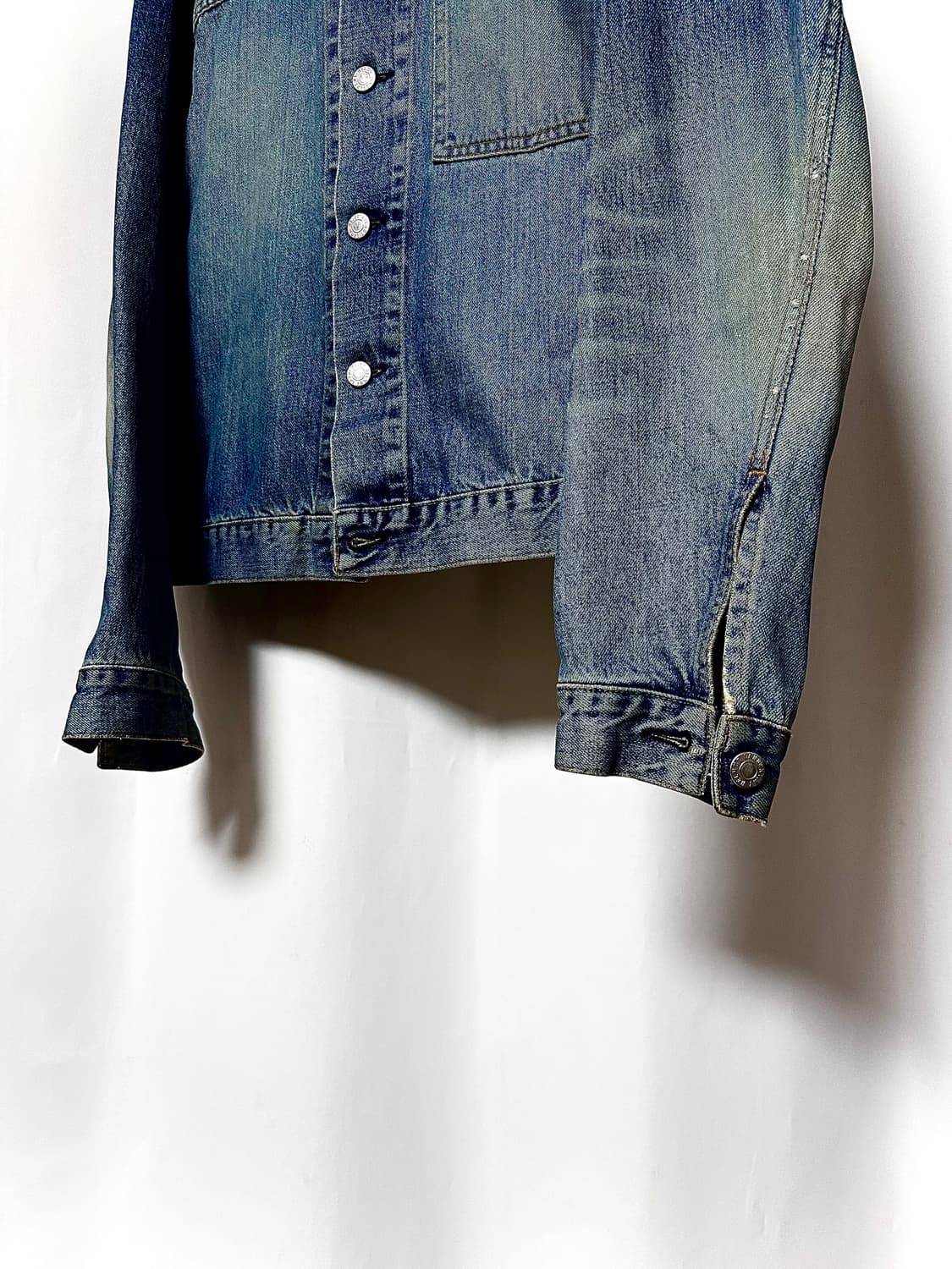 헬무트랭 90s Vintage Denim 녹워시 트러커 자켓 상품이미지3