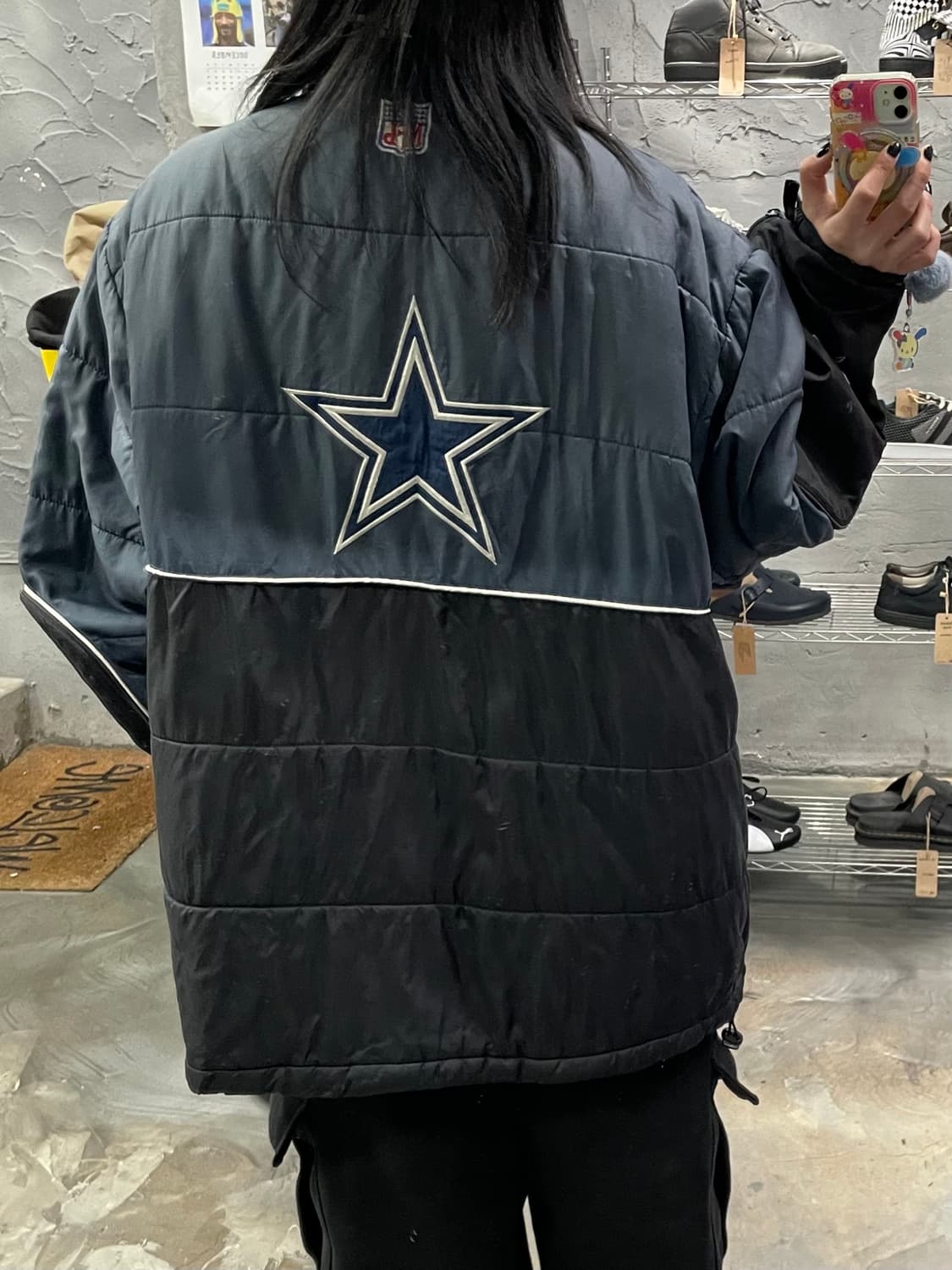 리복 NFL 카우보이 달라스 패디드 점퍼 상품이미지9