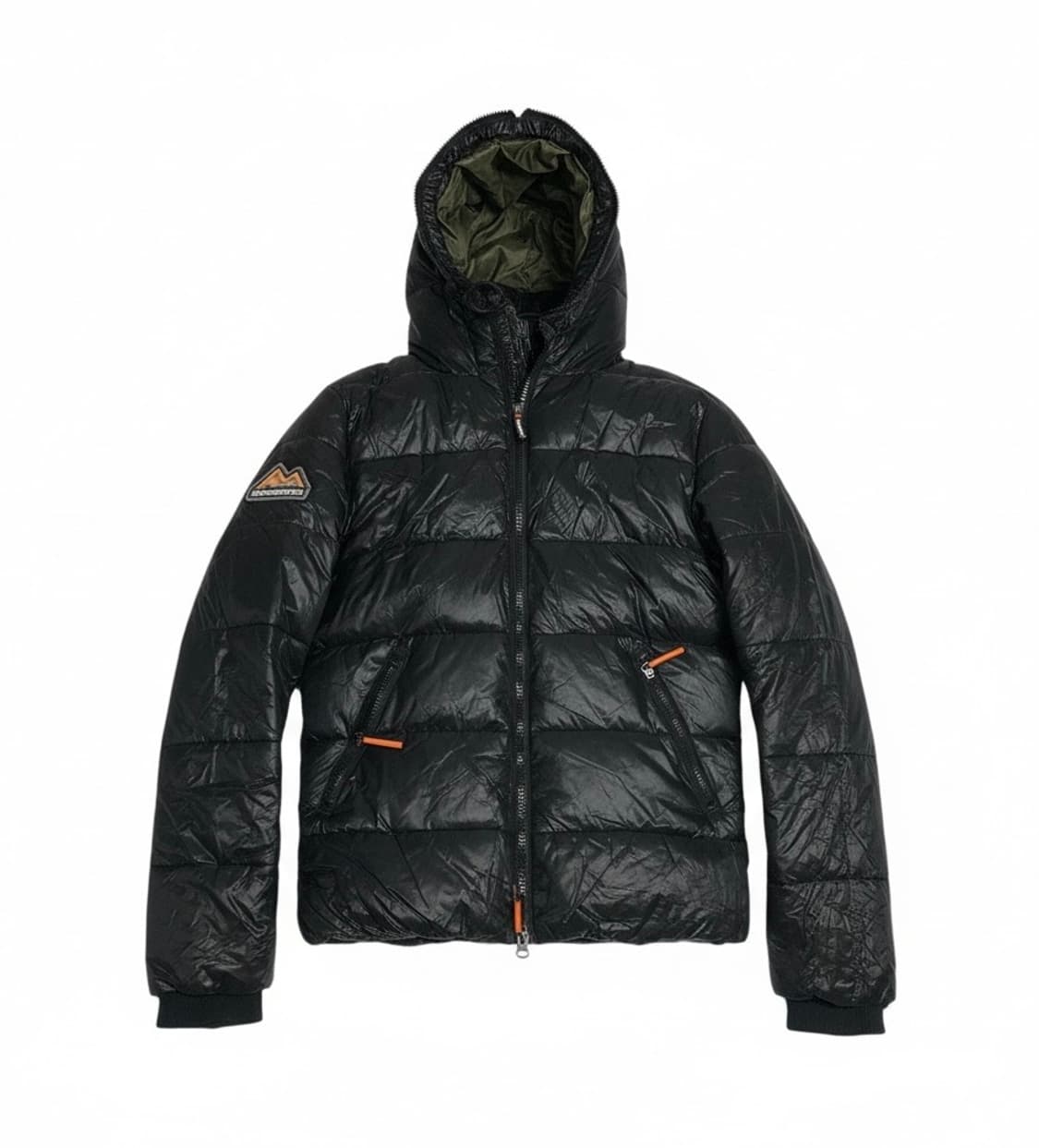 슈퍼드라이 3중 지퍼 패딩 s 상품이미지1