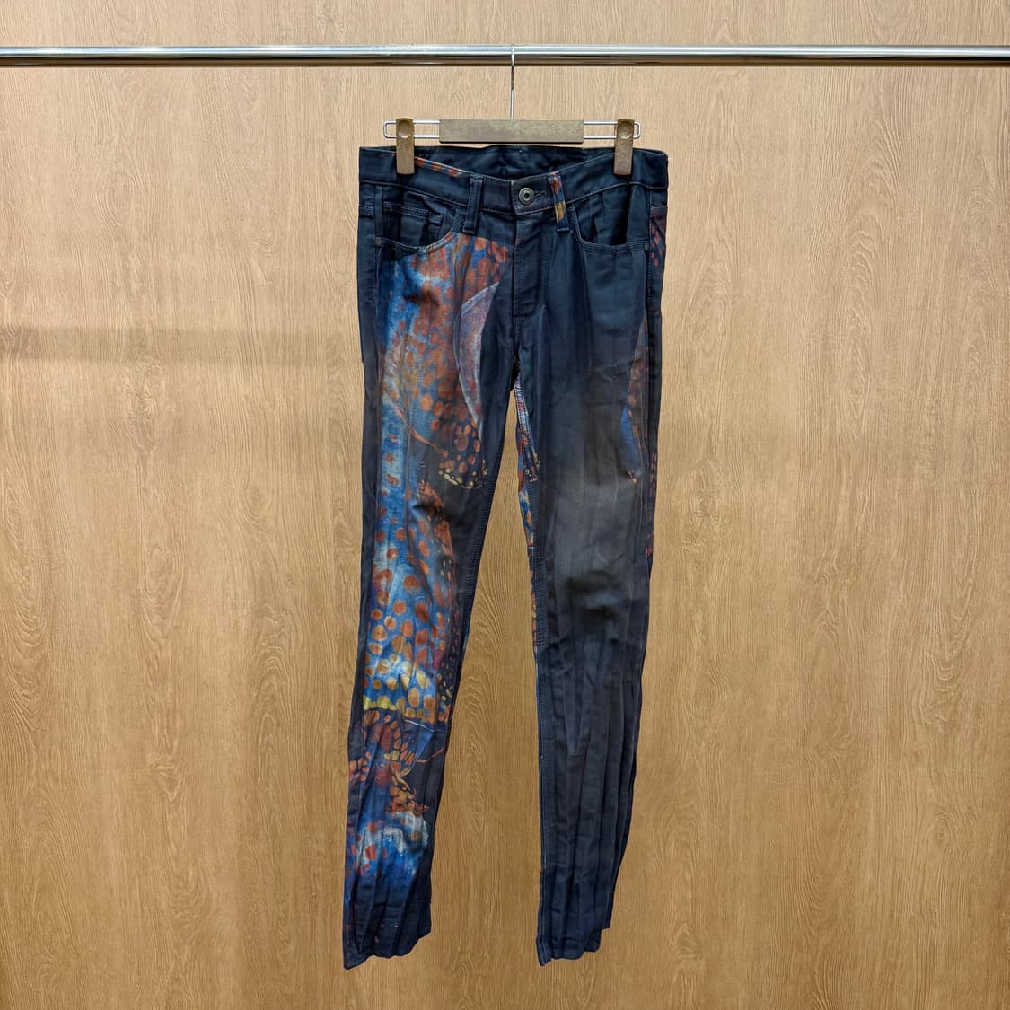 이세이미야케 맨 멀티 패턴 프린팅 유니크 아트 그래픽 팬츠 상품이미지2