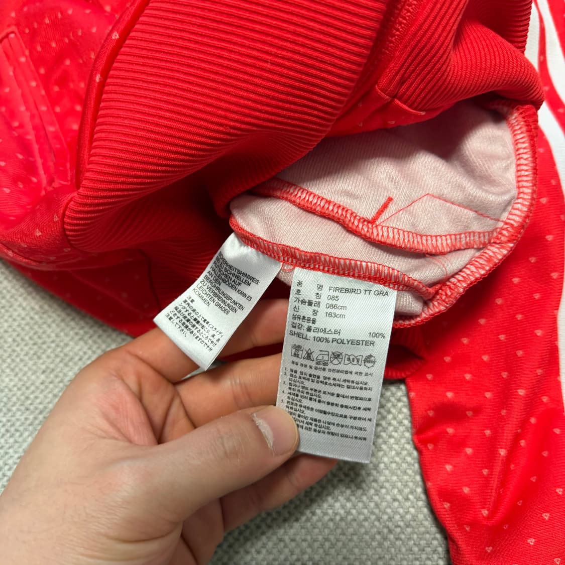 아디다스 파이어버드 빅로고 트랙탑 상품이미지4