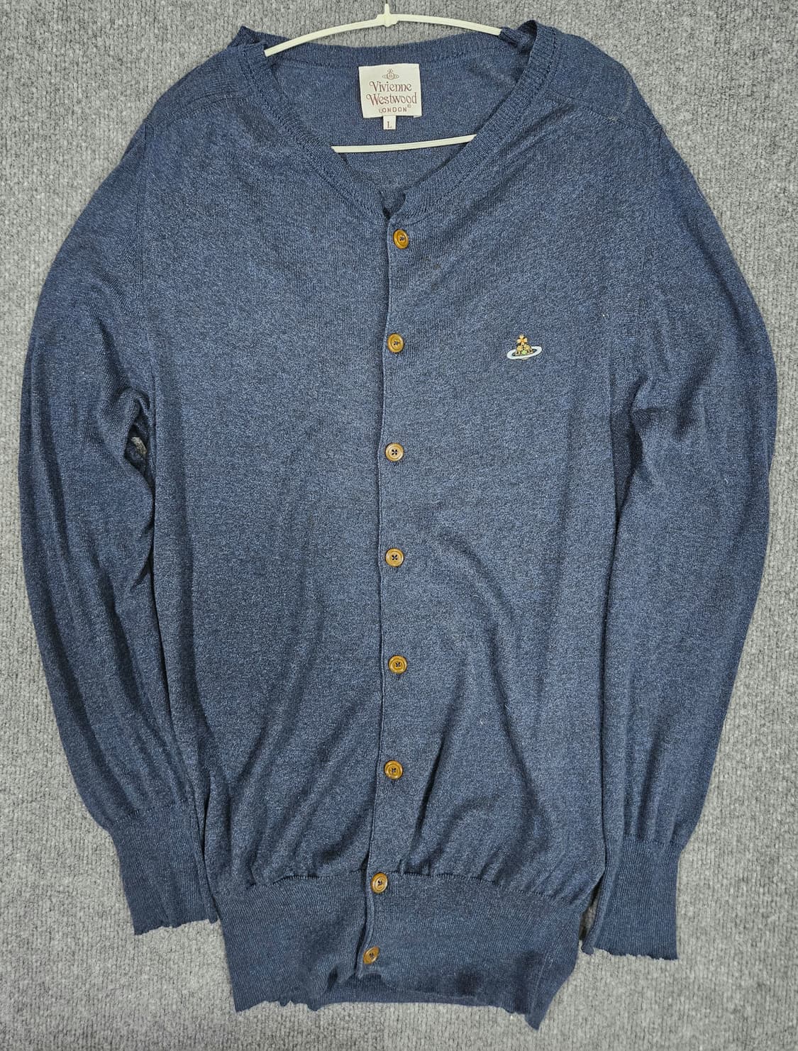 비비안 웨스트우드 남색 가디건 L 급처 상품이미지1