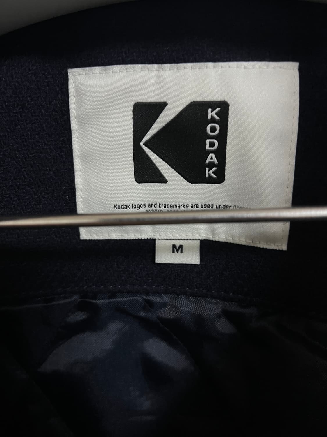 코닥 레더배색 바시티자켓 95~100 상품이미지7