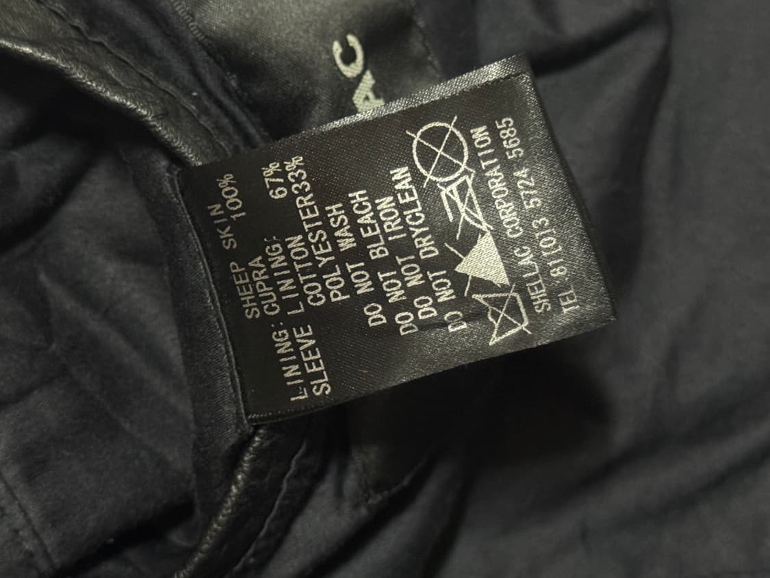 00's Shellac Sheep fur rider jacket 상품이미지7