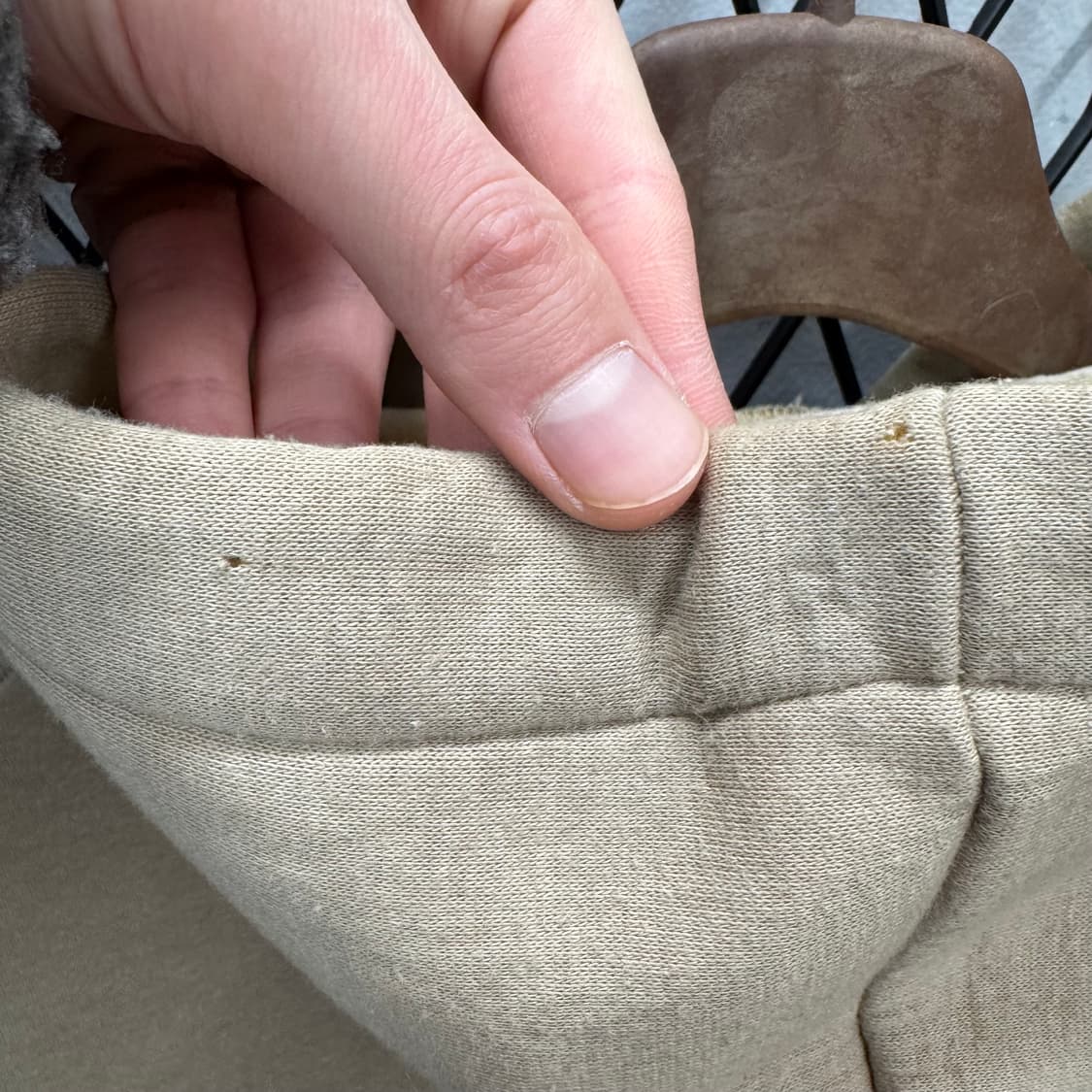 00s 칼하트 네오프랜 후드 집업 전면 로고 포인트 베이지 상품이미지7