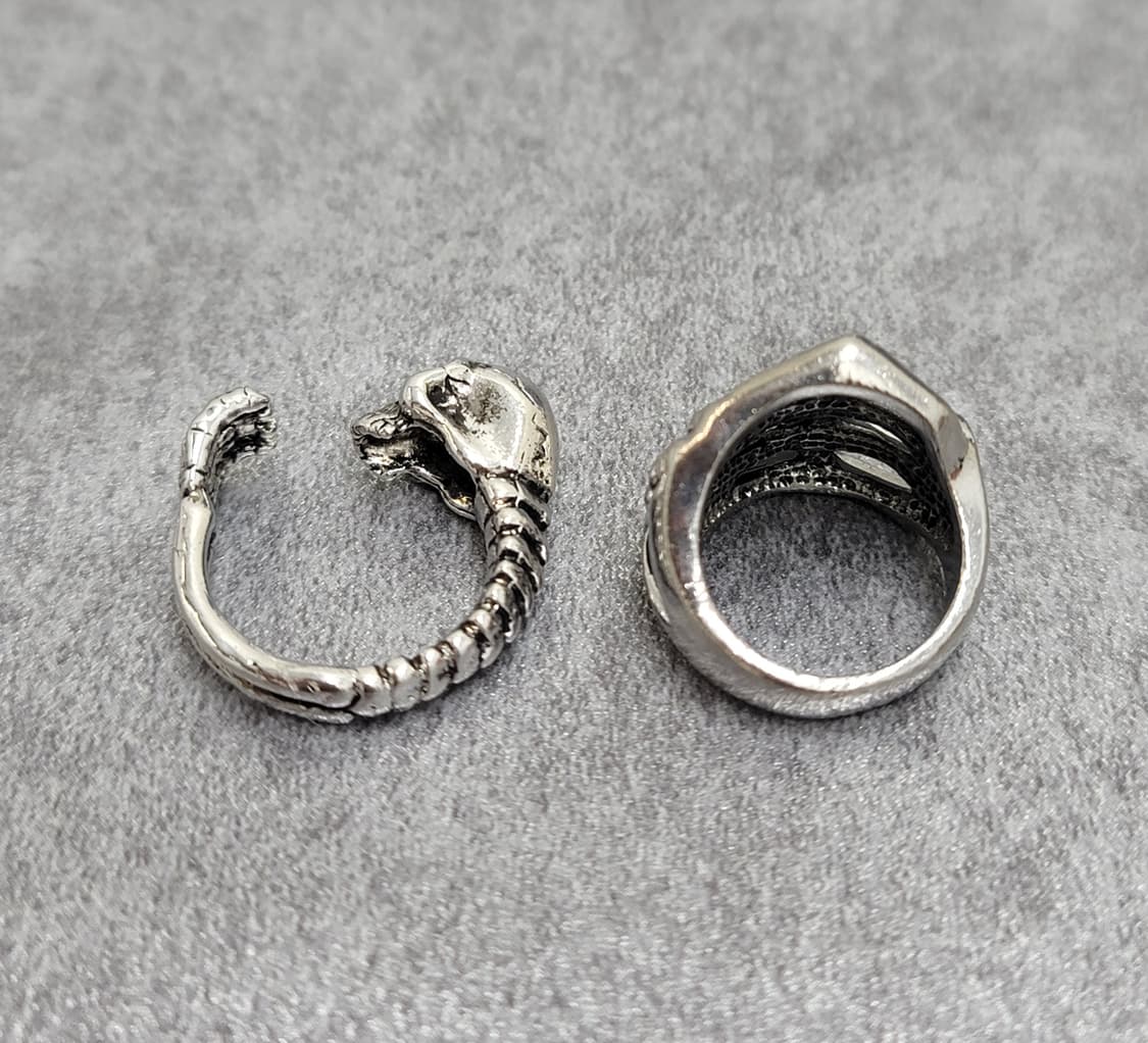 skull ring set 상품이미지7