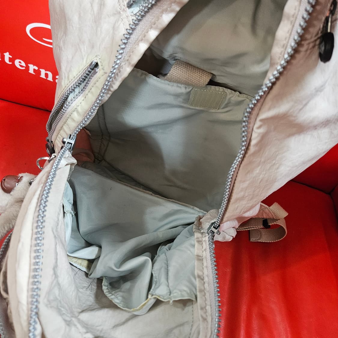 키플링 크림 아이보리 나일론 백팩  상품이미지10