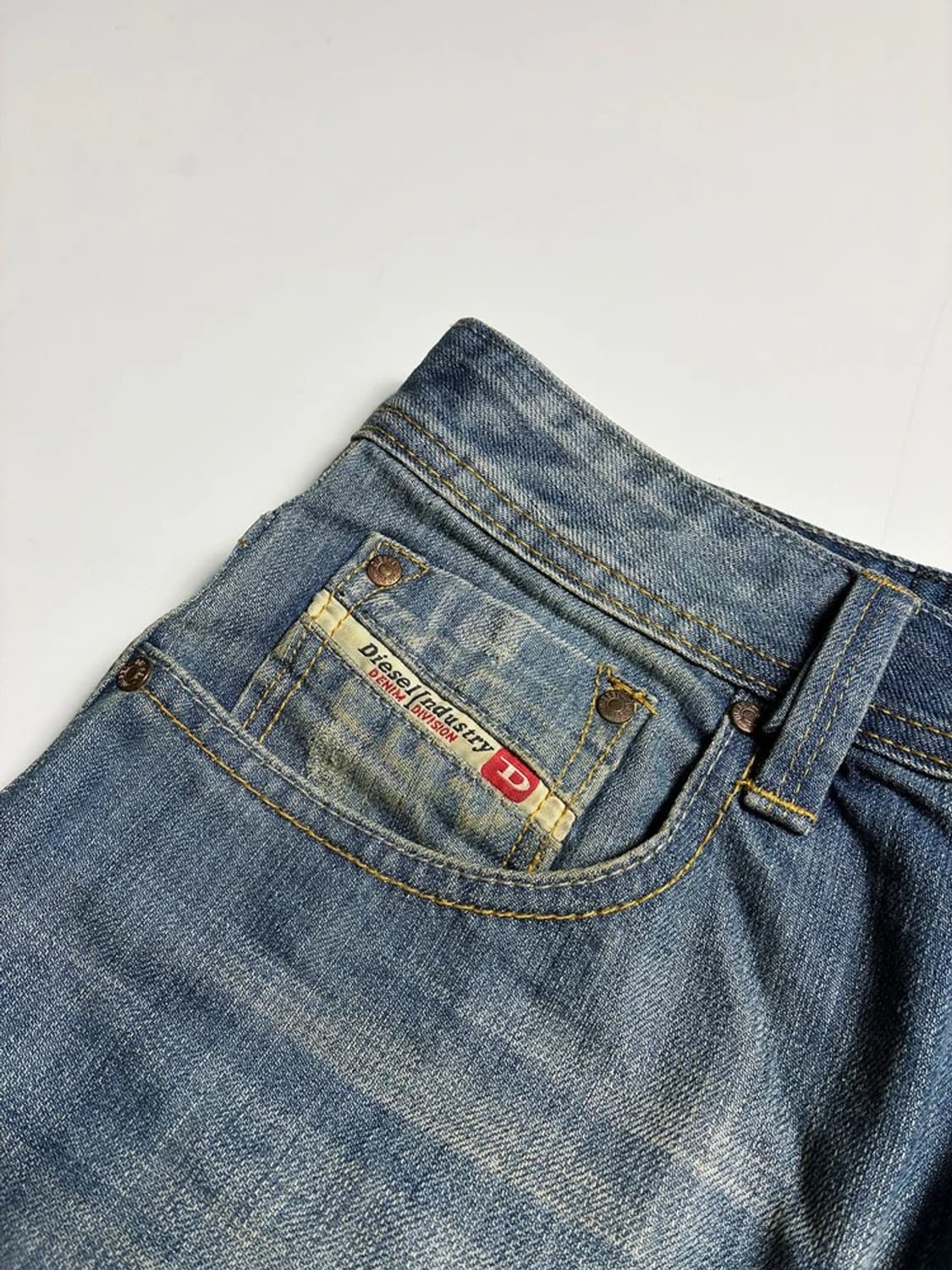 디젤 DIESEL 자탄 빈티지 워싱 데님 팬츠 R1352 상품이미지5