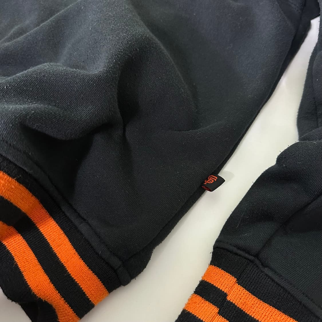 L 쿠퍼스타운 블랙 90‘s MLB 샌프란시스코 코튼 바시티자켓 상품이미지6