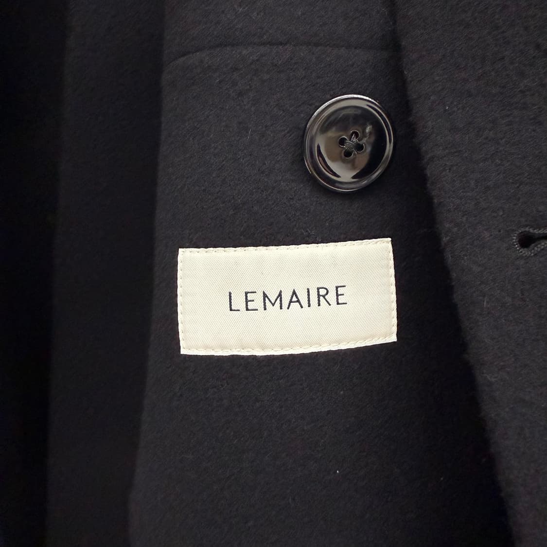 르메르 25fw 랩코트 블랙 S 상품이미지5