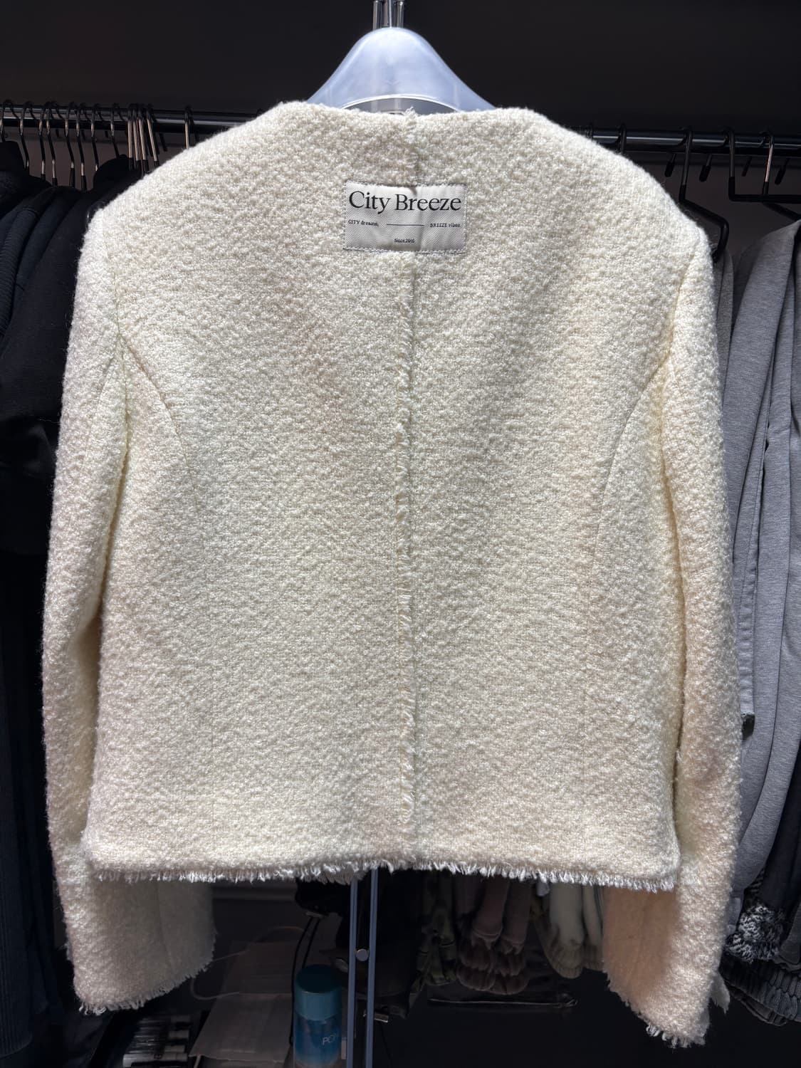 시티브리즈 리브르 울 트위드 자켓 아이보리 상품이미지3