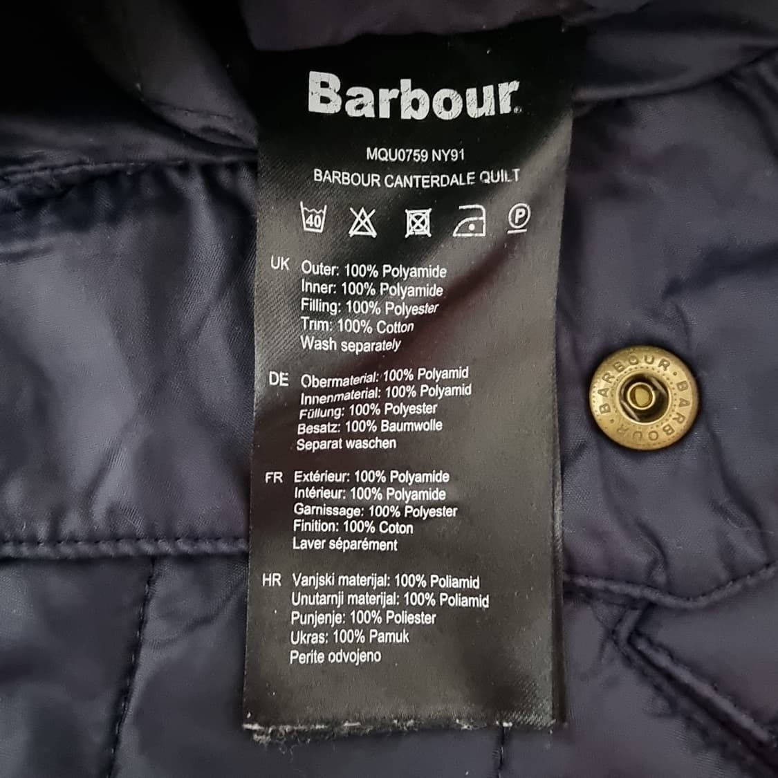 바버 캔터데일 퀼팅 자켓 95 상품이미지6