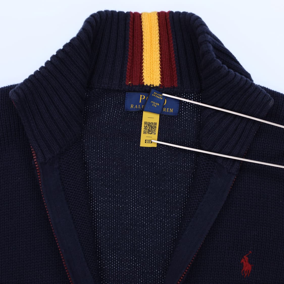 [XL(18-20)] QR신형 폴로 랄프포렌 보이즈 니트 집업 N7102 상품이미지6