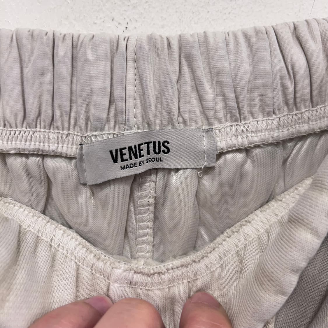 VENETUS 나일론 패치 기모 벌룬 조거팬츠 상품이미지3