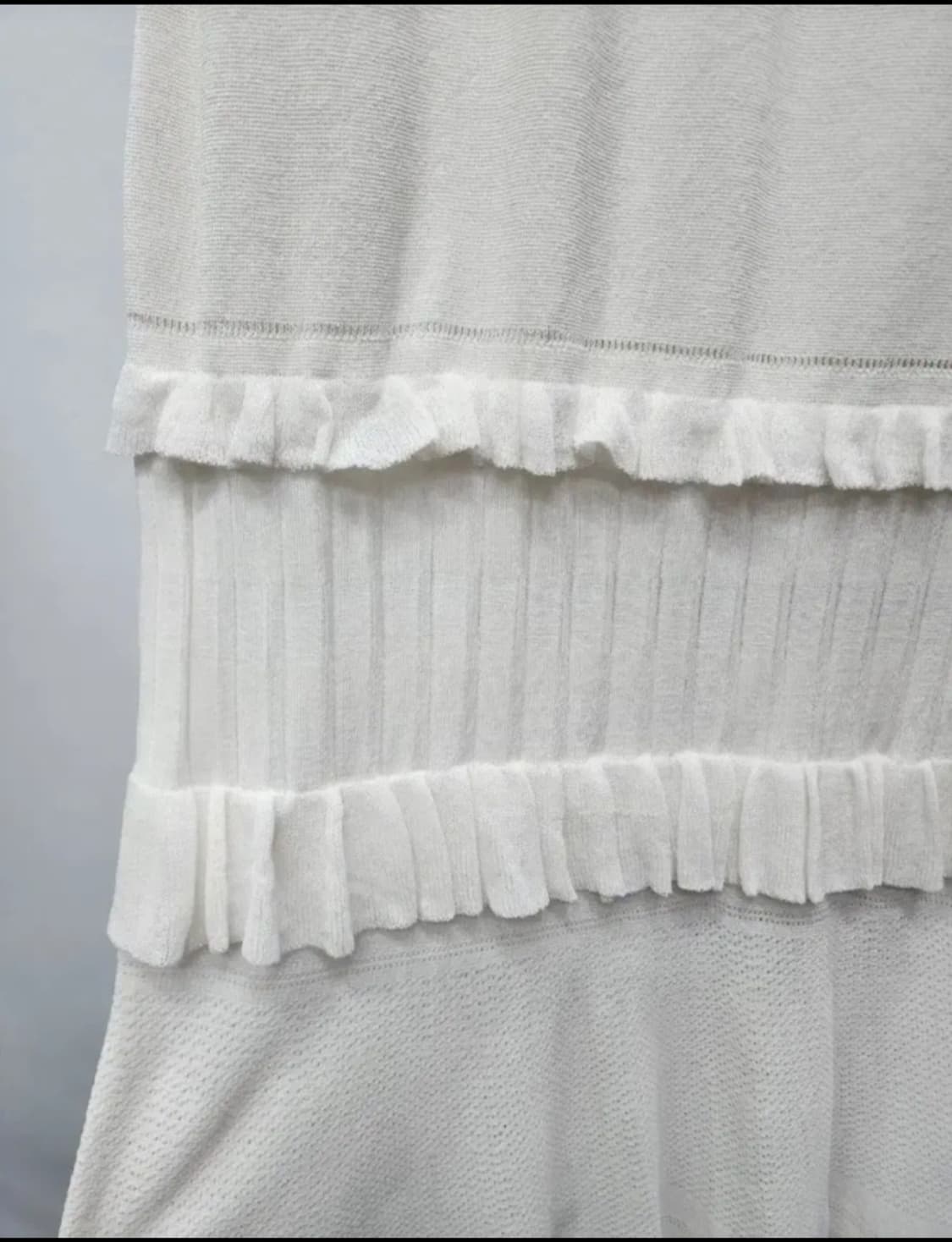 타임 니트 프릴 롱 원핏 90 상품이미지4