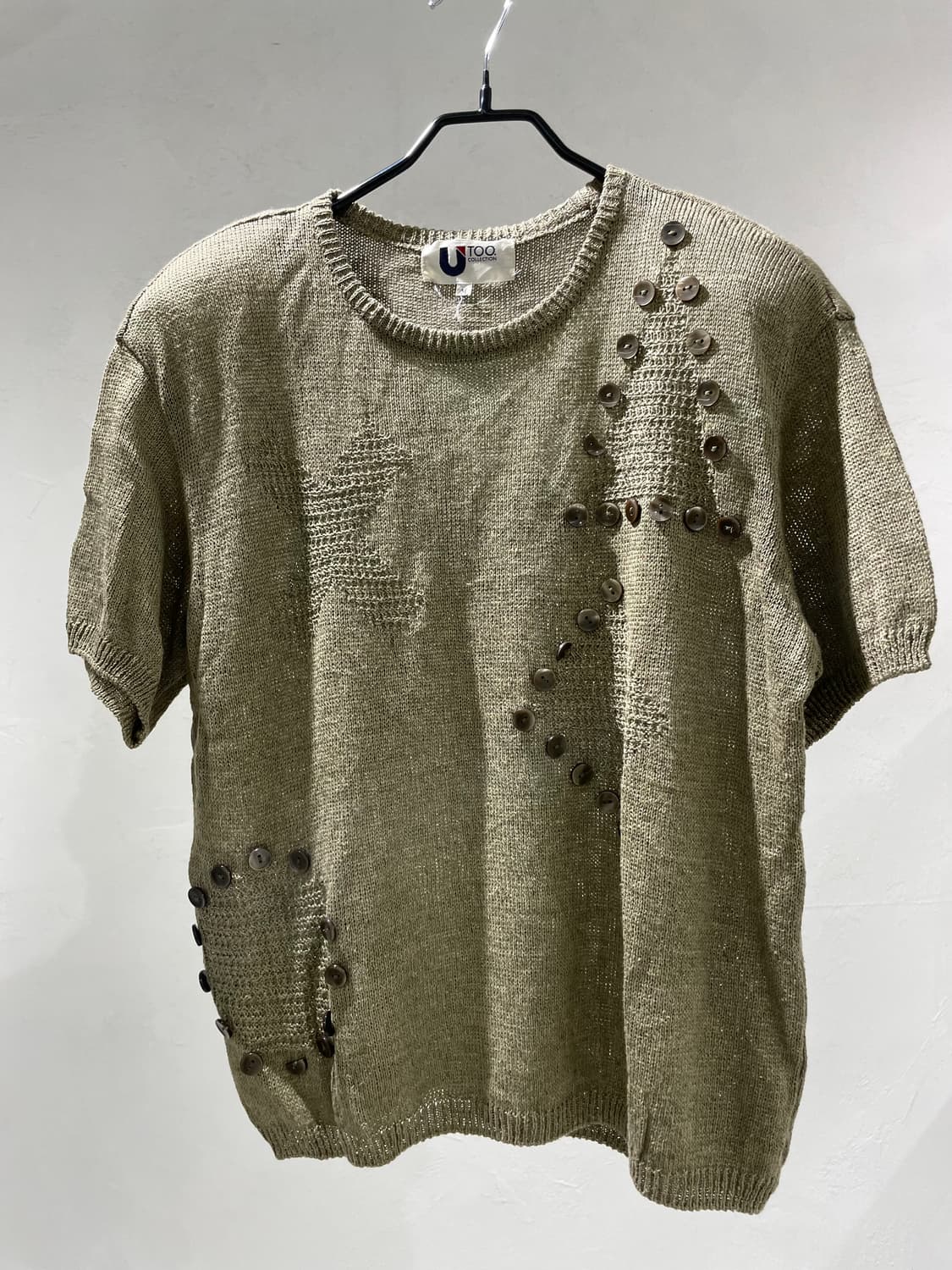 JPN 실크/리넨 하프 니트 상품이미지2