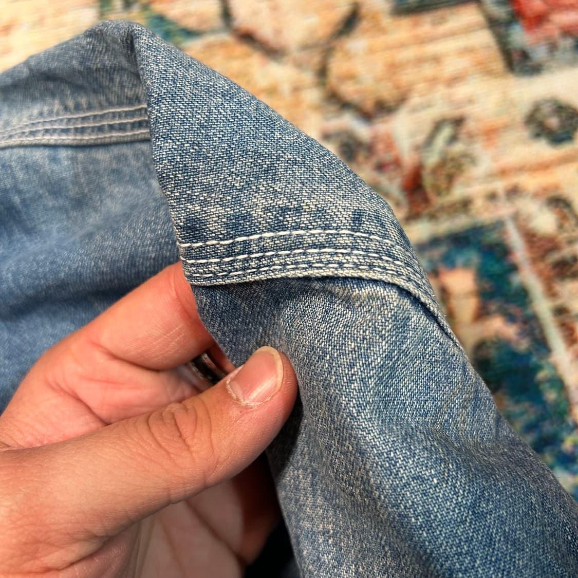 [XL] 00s GL heart 데님 초어 자켓 상품이미지5