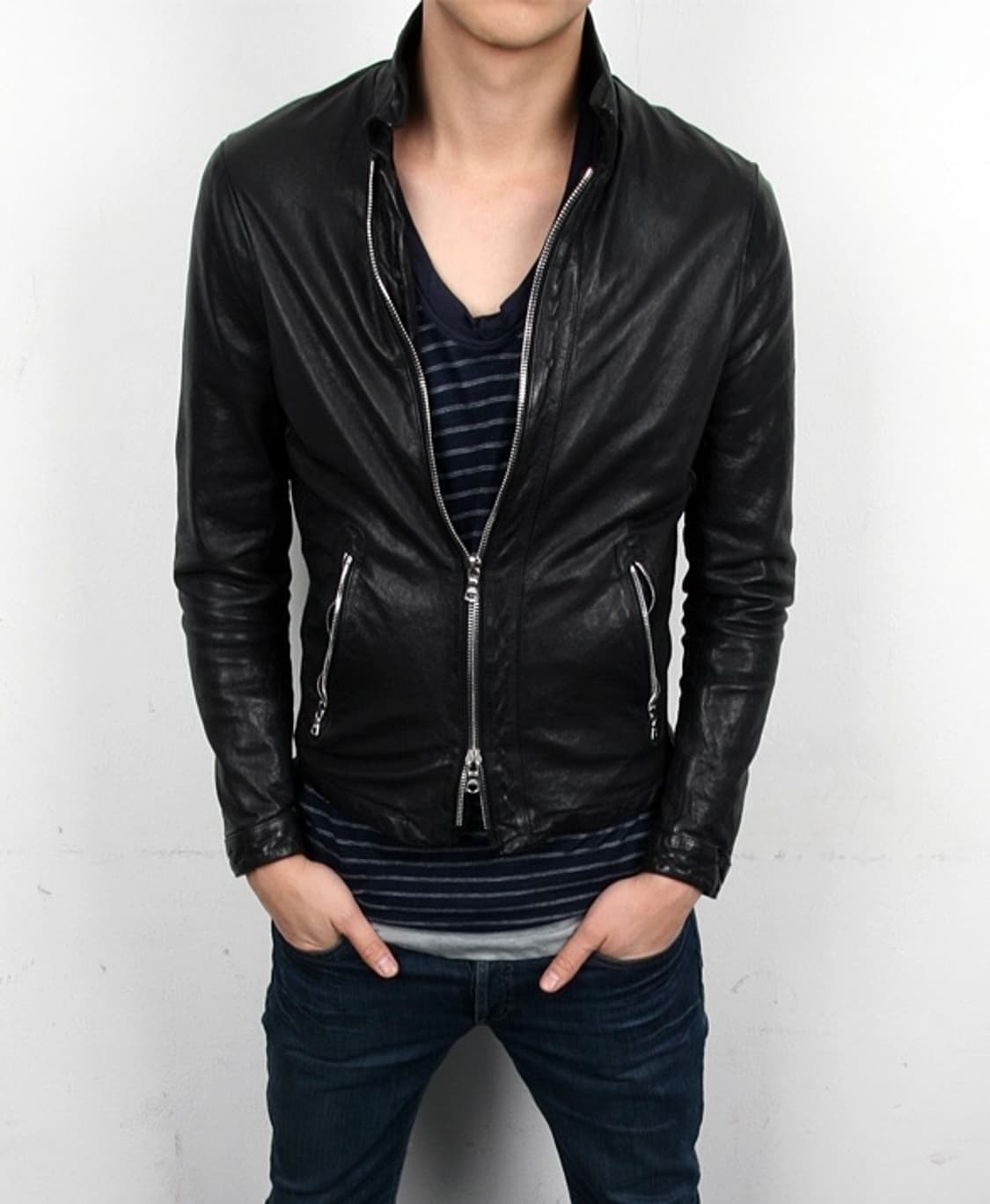 not CCP, but quality 램스킨 레더자켓 상품이미지2