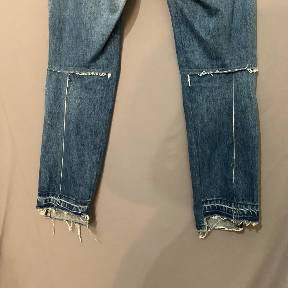 S 올드파크 리바이스 리메이크 절개 데님 청바지 상품이미지4