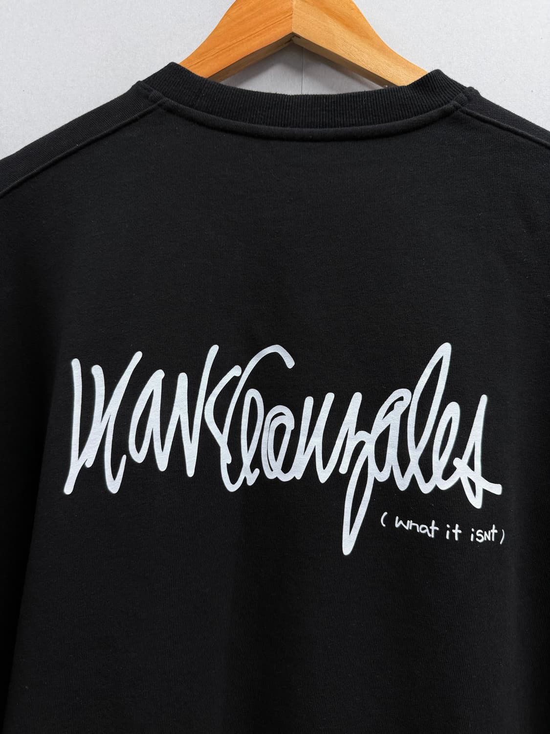 남성 XL / 와릿이즌 마크곤잘레스 맨투맨 블랙 상품이미지7